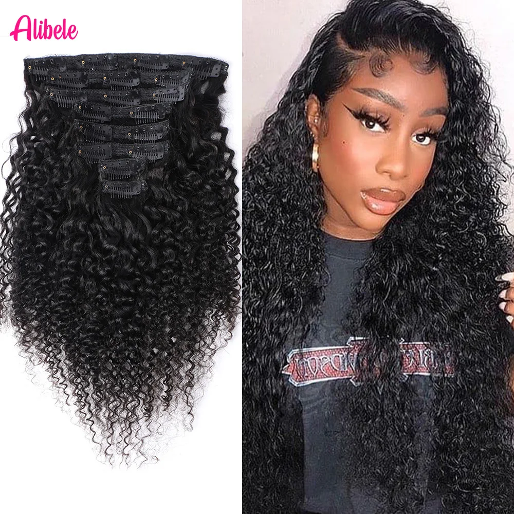 Alibele Natural Black Kinky Curly Clip Ins Human Hair Wholesale Full Head Afro Kinky Curly Human Hair Clip In Hair Extensions
Alibele Natural Black Kinky Curly Clip Ins Human Hair Wholesale Full Head Afro Kinky Curly Human Hair Clip In Hair Extensions