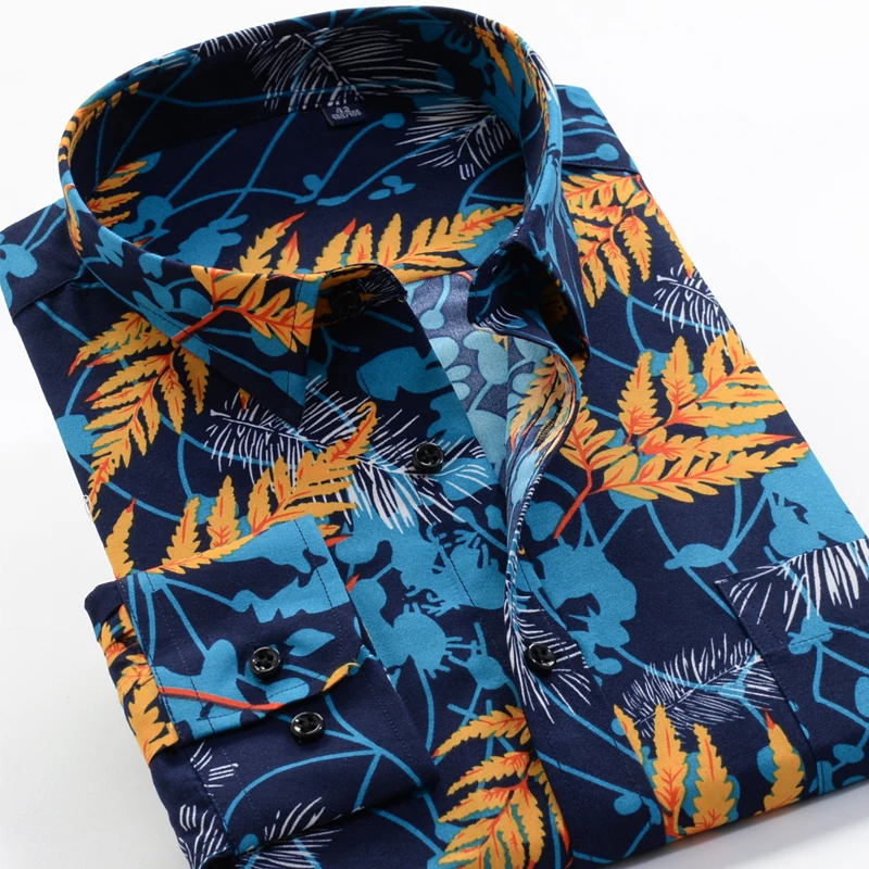 Plus Large Size Floral Printing Long Sleeve Men's Casual Shirts Fashion Loose Oversized Hawaiian Beach Shirt for Men 8XL 9XL
Plus Large Size Floral Printing Long Sleeve Men's Casual Shirts Fashion Loose Oversized Hawaiian Beach Shirt for Men 8XL 9XL