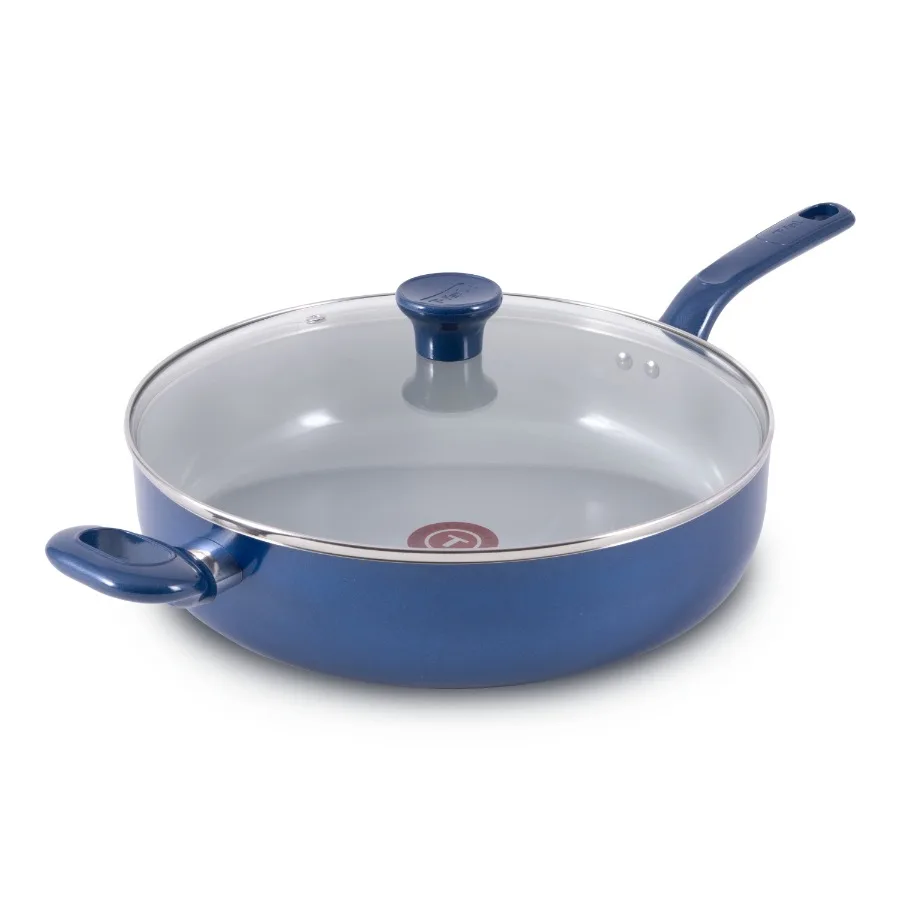 Easy Care Ceramic Non-Stick 5 Quart Jumbo Cooker with Lid Blue
Easy Care Ceramic Non-Stick 5 Quart Jumbo Cooker with Lid Blue