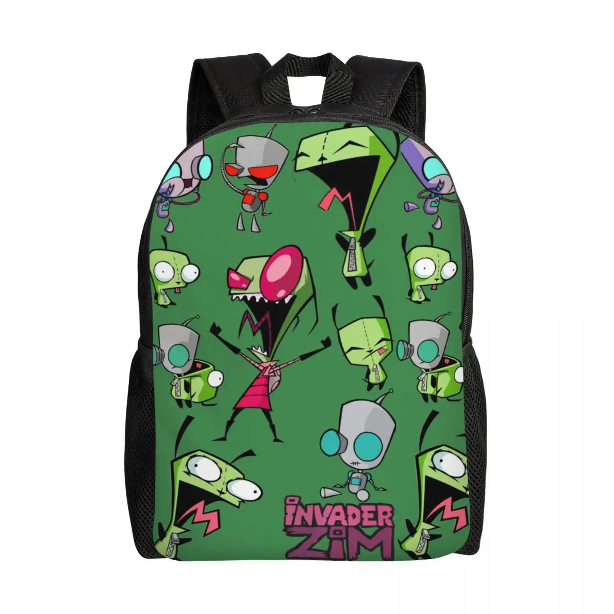 Пользовательский рюкзак для ноутбука I-Invader Z-Zim с героями мультфильмов для мужчин и женщин, повседневная сумка для книг для школы, студенческие сумки
Пользовательский рюкзак для ноутбука I-Invader Z-Zim с героями мультфильмов для мужчин и женщин, повседневная сумка для книг для школы, студенческие сумки