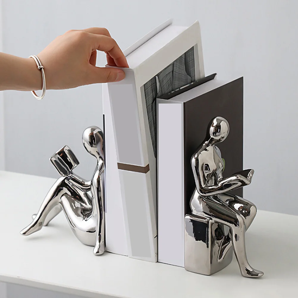 1Pair Reading Statue Ceramic Book Figurines Desktop Ornament Bookends Decoration Home Office Shelf Decorative Art
1Pair Reading Statue Ceramic Book Figurines Desktop Ornament Bookends Decoration Home Office Shelf Decorative Art
