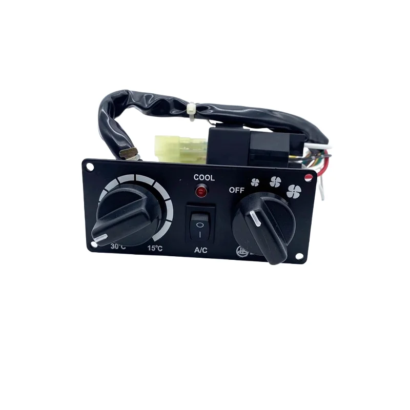 Applicable to Longgong 60 65, Lingong 60 65, Sany 60 65 Excavator Air Conditioning Controller Panel Switch
Applicable to Longgong 60 65, Lingong 60 65, Sany 60 65 Excavator Air Conditioning Controller Panel Switch