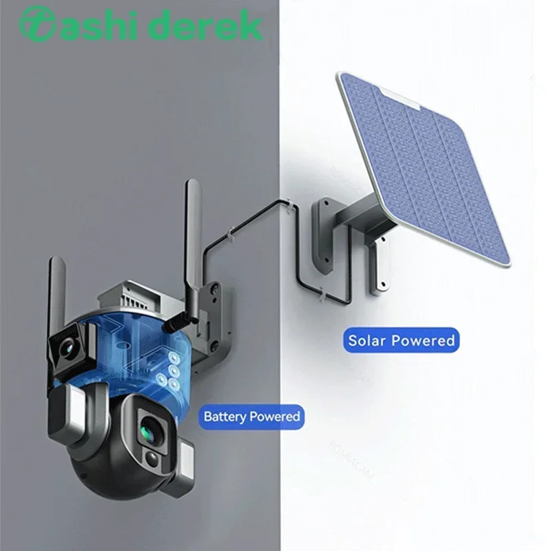 Y5 Solar Camera 4K HD Dual cameras Solar Panel Built-in Battery camera 4G 10X Optical Zoom Two-way voice Full-Color Night Vision
Y5 Solar Camera 4K HD Dual cameras Solar Panel Built-in Battery camera 4G 10X Optical Zoom Two-way voice Full-Color Night Vision