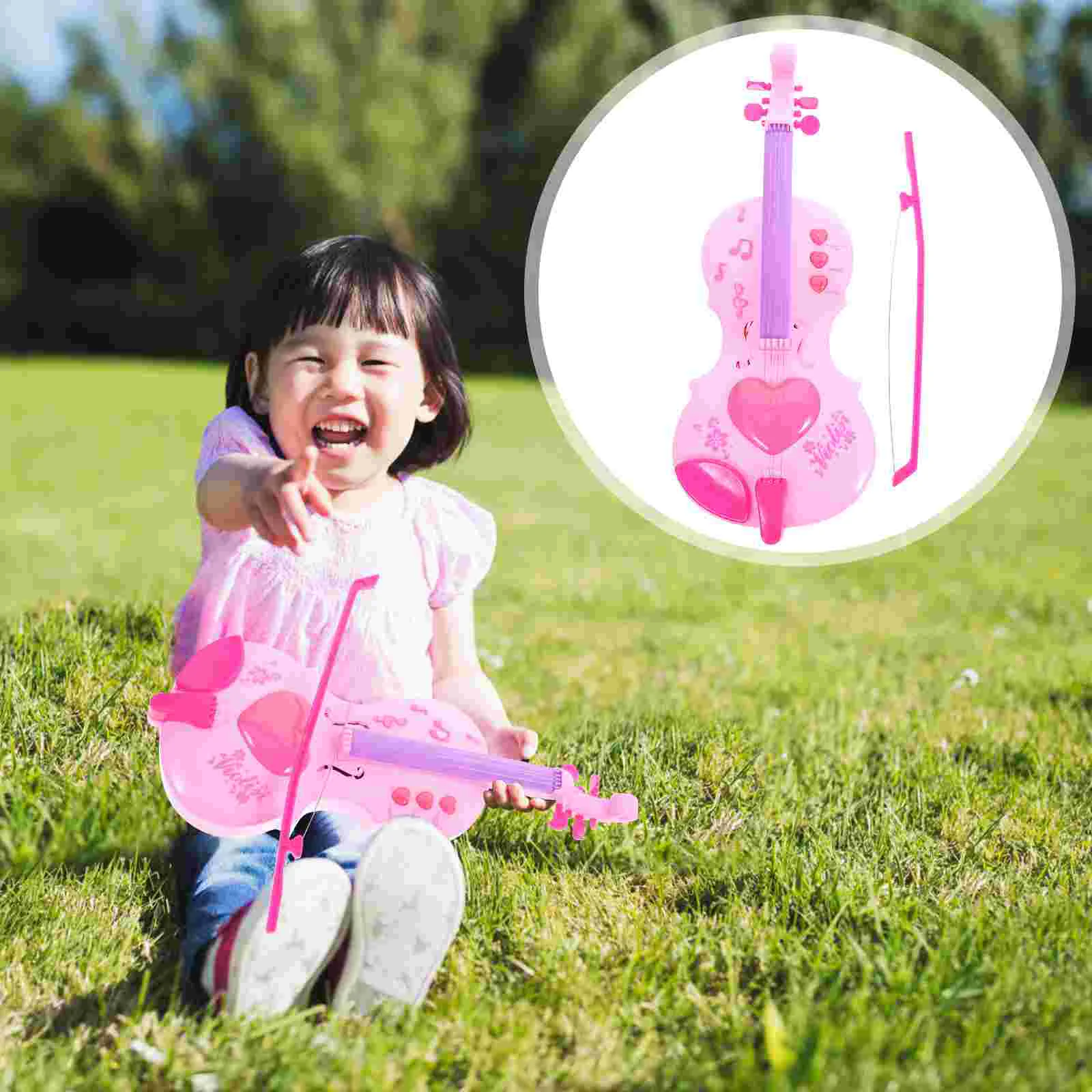 Imitation Violin Plastic Plaything Instrument Toy Music Enlightenment Children Educational Toys
Imitation Violin Plastic Plaything Instrument Toy Music Enlightenment Children Educational Toys