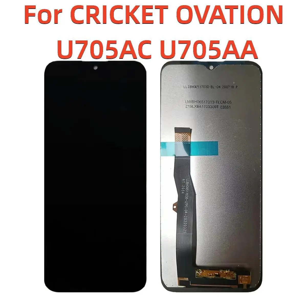 100% Tested LCD Display For CRICKET OVATION U705AA U705AC LCD Display Touch Screen Digitier Assembly Repair Parts
100% Tested LCD Display For CRICKET OVATION U705AA U705AC LCD Display Touch Screen Digitier Assembly Repair Parts