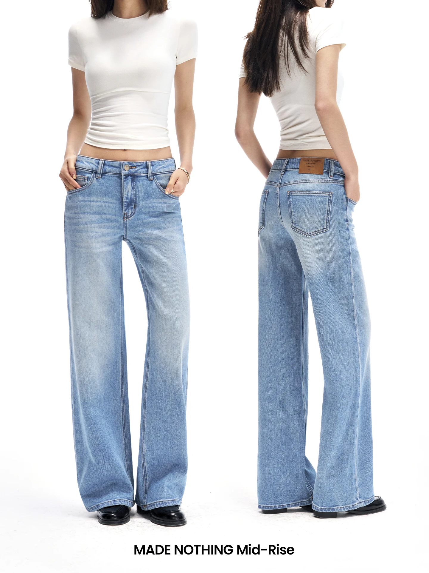 Classic Straight Leg Mid-Low Waist Denim Jeans Women's Stretchy Retro Blue Casual Zipper Style Summer Season Ladies Jeans
Classic Straight Leg Mid-Low Waist Denim Jeans Women's Stretchy Retro Blue Casual Zipper Style Summer Season Ladies Jeans