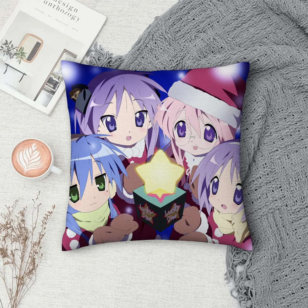 Anime L-Lucky Star Pillow Case Sofa Decorative Home Double-sided Printing Short Plush Cushion Cover Throw Pillow Cover Gifts
Anime L-Lucky Star Pillow Case Sofa Decorative Home Double-sided Printing Short Plush Cushion Cover Throw Pillow Cover Gifts