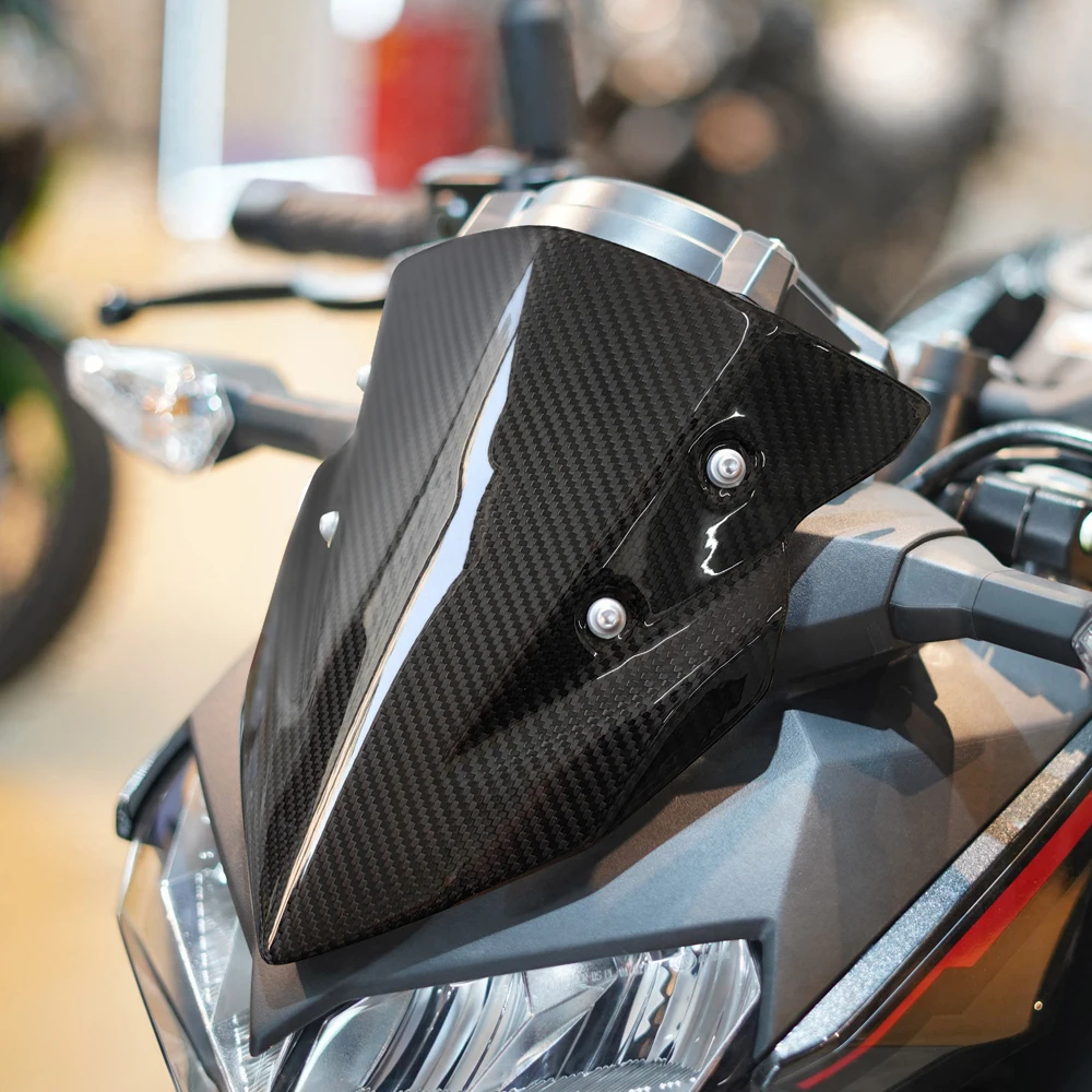 Carbon Fiber Motorcycle Windshield Fairing Trim Cover for Kawasaki Z400 2018-2022
Carbon Fiber Motorcycle Windshield Fairing Trim Cover for Kawasaki Z400 2018-2022