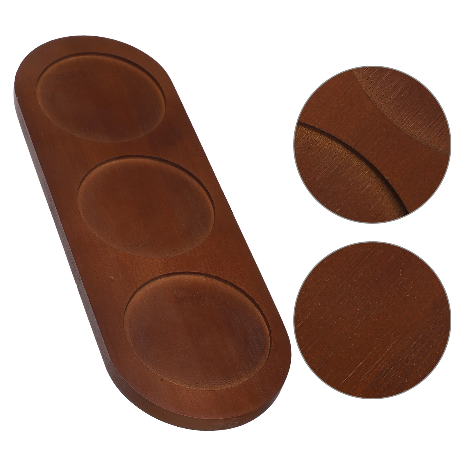 1Pcs Wooden Cup Holder Tray with Three Slots for Whisky Wine Cups Sturdy Waterproof Heat Resistant Bar Ktv Serving Mat
1Pcs Wooden Cup Holder Tray with Three Slots for Whisky Wine Cups Sturdy Waterproof Heat Resistant Bar Ktv Serving Mat