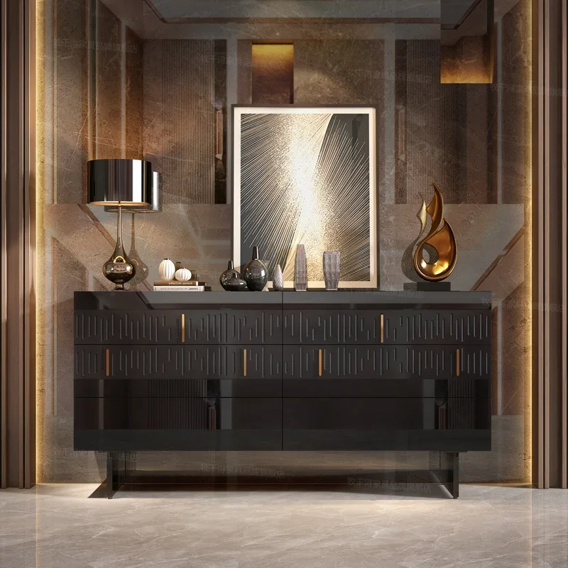 Итальянский светлый роскошный входной сундук, вилла, гостиная, стеклянный декоративный шкаф, большая плоская прикроватная тумбочка для главной спальни
Итальянский светлый роскошный входной сундук, вилла, гостиная, стеклянный декоративный шкаф, большая плоская прикроватная тумбочка для главной спальни