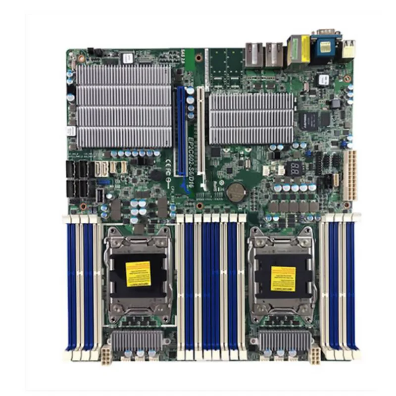EP2C602-S6/D16 для серверной рабочей станции ASRock, материнская плата LGA2011, поддержка Dual E5CPU, интеллектуальный интерфейс управления Ipmi
EP2C602-S6/D16 для серверной рабочей станции ASRock, материнская плата LGA2011, поддержка Dual E5CPU, интеллектуальный интерфейс управления Ipmi