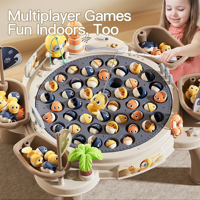 Large Rotating Fish Plate Fishing Toy for Indoor Desktop Interactive Fishing Competition Game
Large Rotating Fish Plate Fishing Toy for Indoor Desktop Interactive Fishing Competition Game