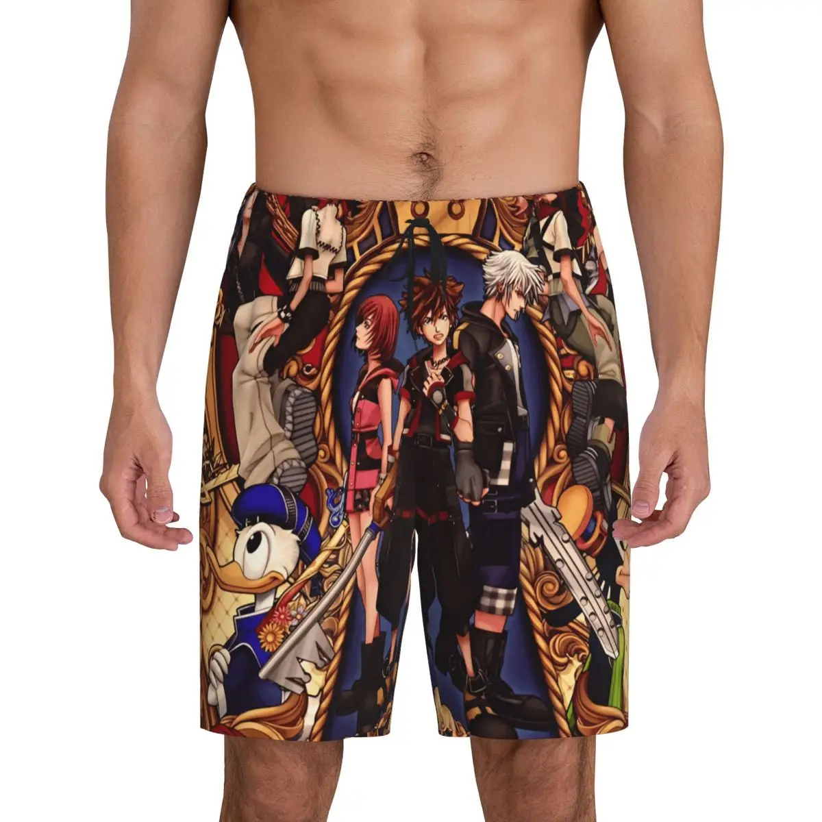 Custom Printed Men's Anime Game Kingdom Hearts Pajama Bottoms Sleepwear Pjs Sleep Shorts with Pockets
Custom Printed Men's Anime Game Kingdom Hearts Pajama Bottoms Sleepwear Pjs Sleep Shorts with Pockets