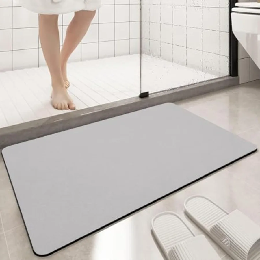 Large Bath Mat Diatomaceous Earth Bath Super Absorbent Quick Dry Non Slip Diatomite Stone Bath Mat Thin Bathroom Floor Mats Fit
Large Bath Mat Diatomaceous Earth Bath Super Absorbent Quick Dry Non Slip Diatomite Stone Bath Mat Thin Bathroom Floor Mats Fit