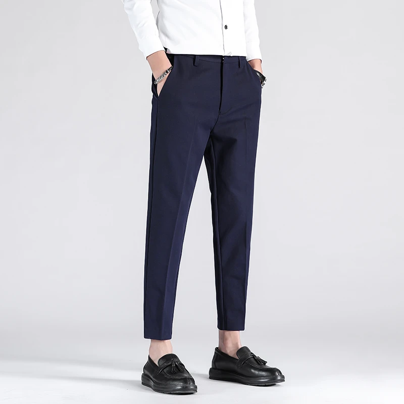 Men's Autumn Winter Casual Pants, Korean Style Slim Fit Nine-point Small Suit Pants for Men, Trendy and Comfortable
Men's Autumn Winter Casual Pants, Korean Style Slim Fit Nine-point Small Suit Pants for Men, Trendy and Comfortable