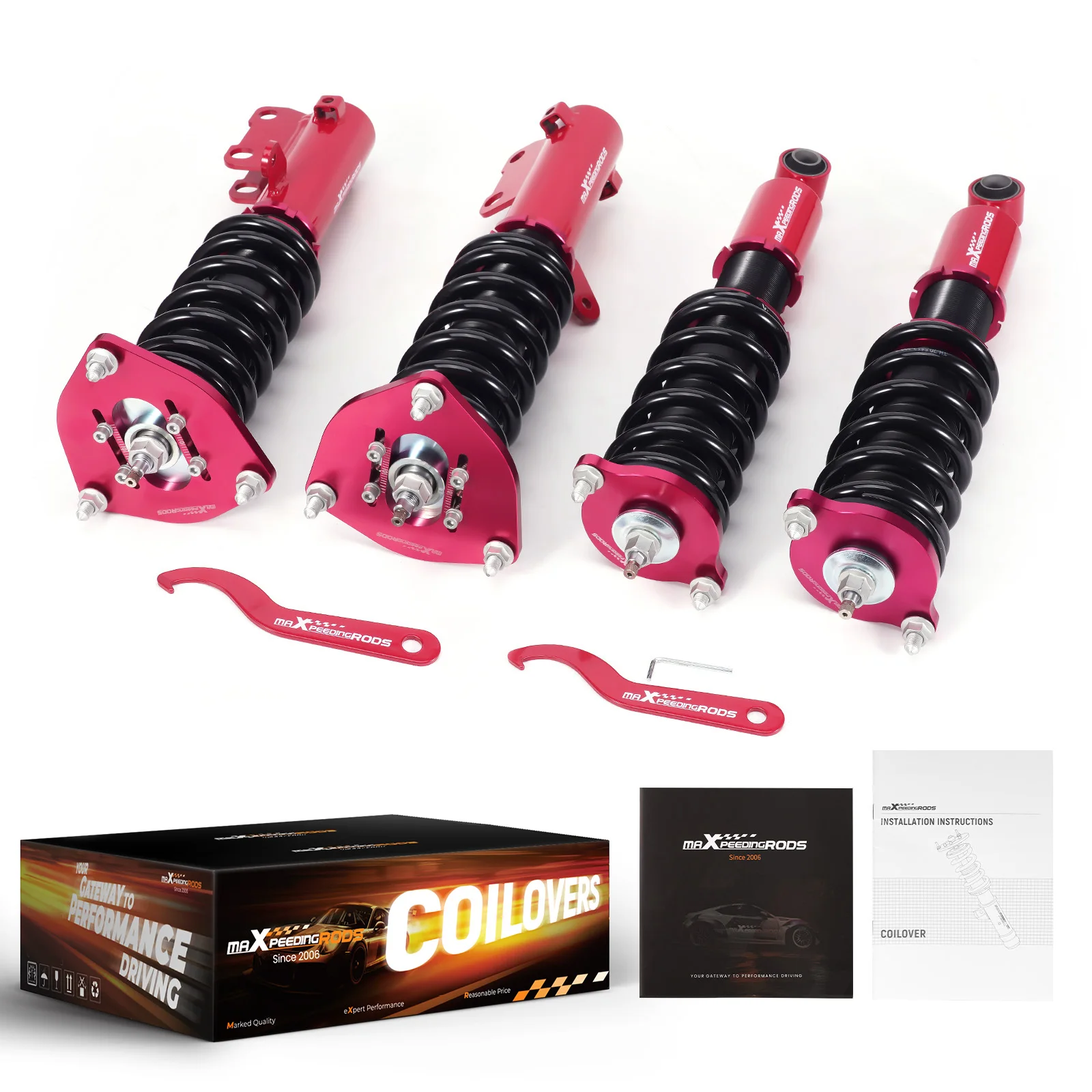 Комплект 24-ступенчатых пружин подвески койловеров для Mitsubishi Eclipse 2000-2005 гг.
Комплект 24-ступенчатых пружин подвески койловеров для Mitsubishi Eclipse 2000-2005 гг.