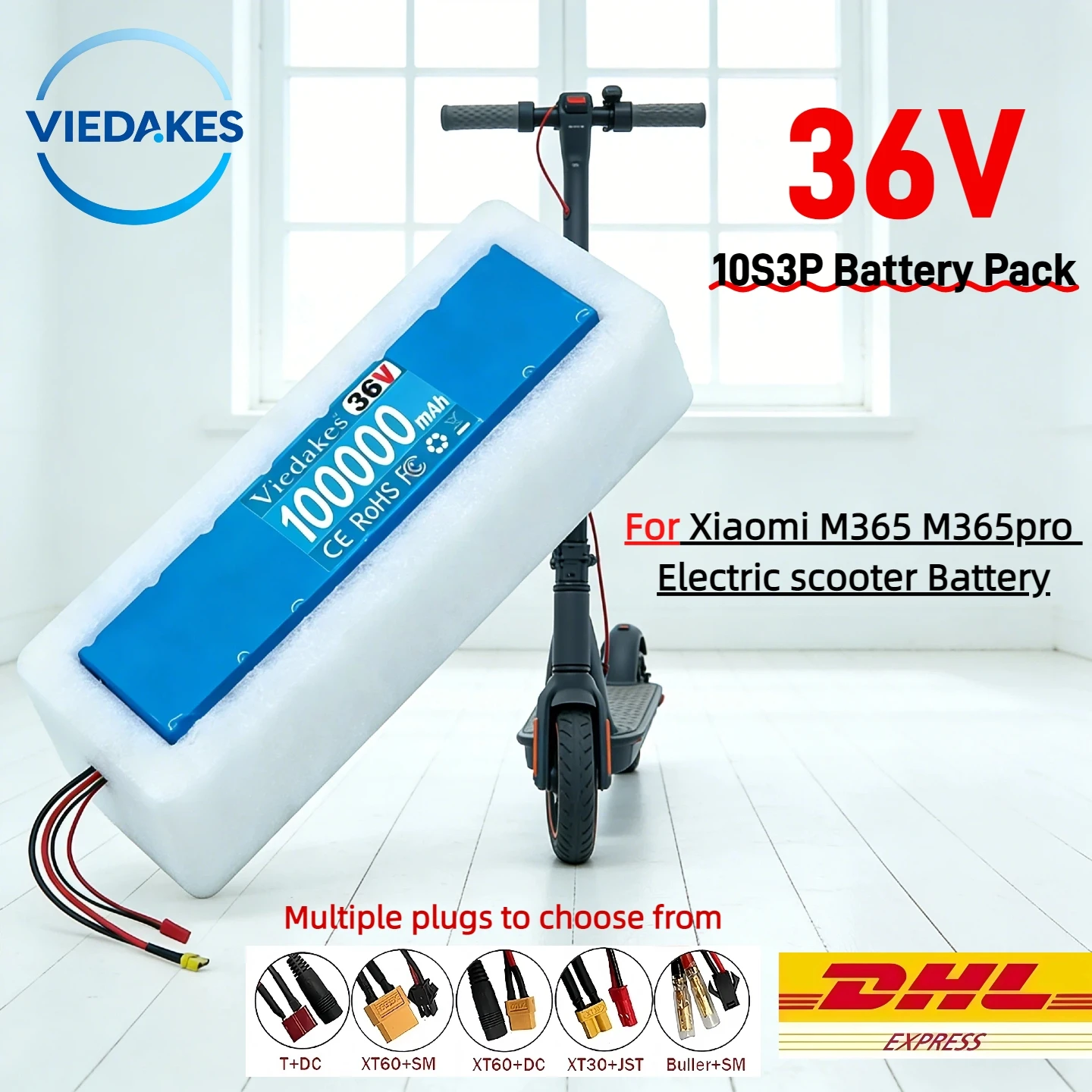 10s3p 18650 battery pack For Xiaomi M365 M365pro Electric scooter battery 36v 100Ah Eco-Friendly Rechargeable Battery
10s3p 18650 battery pack For Xiaomi M365 M365pro Electric scooter battery 36v 100Ah Eco-Friendly Rechargeable Battery