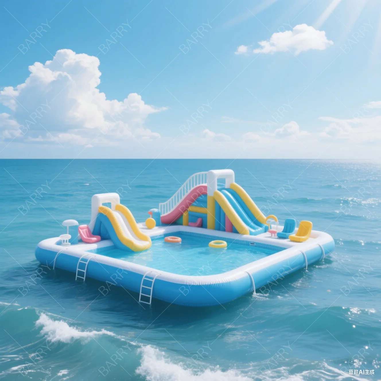 Custom Design Party Inflatable Island Raft Platform Bar Floating Dock Play Water Floating Pub With Tent for Adults
Custom Design Party Inflatable Island Raft Platform Bar Floating Dock Play Water Floating Pub With Tent for Adults