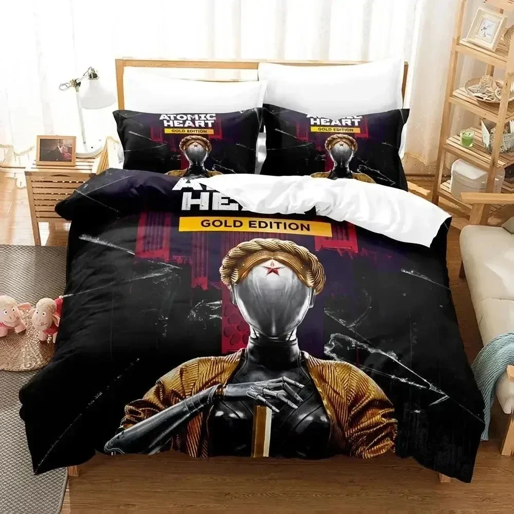 Luxury New 3D Print Game Atomic Heart Bedding Set Boys Girls Twin Queen Size Duvet Cover Kids Adult Fashion Home Textileextile
Luxury New 3D Print Game Atomic Heart Bedding Set Boys Girls Twin Queen Size Duvet Cover Kids Adult Fashion Home Textileextile