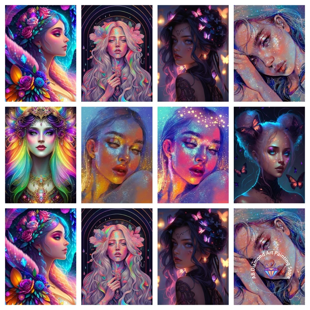 Girl Fantasy AB Diamond Painting Kit Square Round Diamond 5D DIY Glittering Woman Portrait Mosaic Handmade Art Gift Home Decor
Girl Fantasy AB Diamond Painting Kit Square Round Diamond 5D DIY Glittering Woman Portrait Mosaic Handmade Art Gift Home Decor