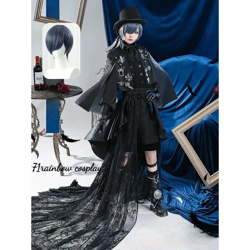 FC6Ciel Phantomhive Cosplay Black Butler Ciel Phantomhive 15th Anniversary Cosplay Costume Uniforms Sets Wig Clothes Cospla@FC8!
FC6Ciel Phantomhive Cosplay Black Butler Ciel Phantomhive 15th Anniversary Cosplay Costume Uniforms Sets Wig Clothes Cospla@FC8!