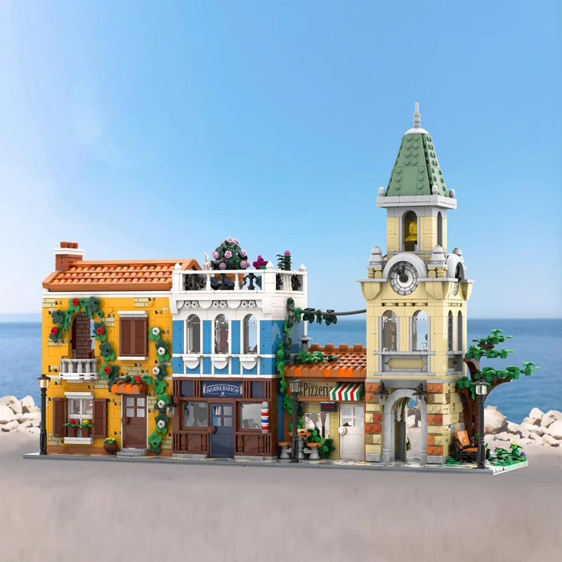 NEW 3884PCS City Hot Selling Street View Moc Modular Italian town Building model DIY creative ideas ChildToy birthdayGift Blocks
NEW 3884PCS City Hot Selling Street View Moc Modular Italian town Building model DIY creative ideas ChildToy birthdayGift Blocks