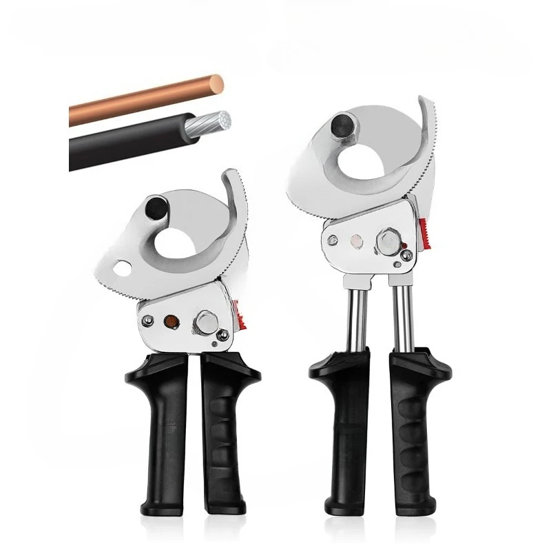 Ratchet Cable Wire Cutter Round Section Steel Blades Cut Up To 300/500mm² Cu/Al Cable XLJ-D-500 / XLJ-D-300
Ratchet Cable Wire Cutter Round Section Steel Blades Cut Up To 300/500mm² Cu/Al Cable XLJ-D-500 / XLJ-D-300