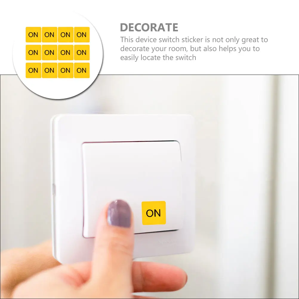 12pcs Switch Button Stickers Pvc Adhesive Light Decals Yellow Black Warning Markings Easy Apply Remove No Residue Home Bedroom
12pcs Switch Button Stickers Pvc Adhesive Light Decals Yellow Black Warning Markings Easy Apply Remove No Residue Home Bedroom