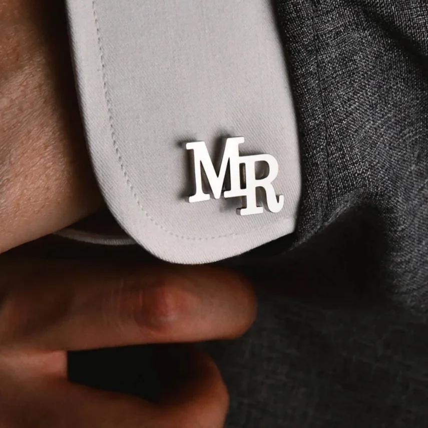 Personalized Men Classic Stainles Steel Initial Cufflinks 26 Alphabet Initial Letter Cufflink Custom Business Wedding Shirts A-Z
Personalized Men Classic Stainles Steel Initial Cufflinks 26 Alphabet Initial Letter Cufflink Custom Business Wedding Shirts A-Z