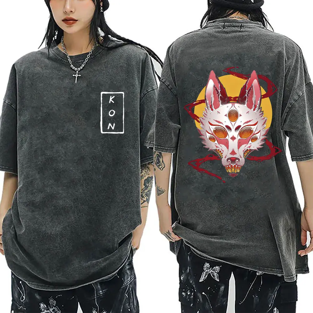Anime Chainsaw Man Hayakawa Aki Fox Devil Kon Washed Vintage Graphic T Shirt Men Women Manga Fashion Trend Short Sleeve T-shirts
Anime Chainsaw Man Hayakawa Aki Fox Devil Kon Washed Vintage Graphic T Shirt Men Women Manga Fashion Trend Short Sleeve T-shirts