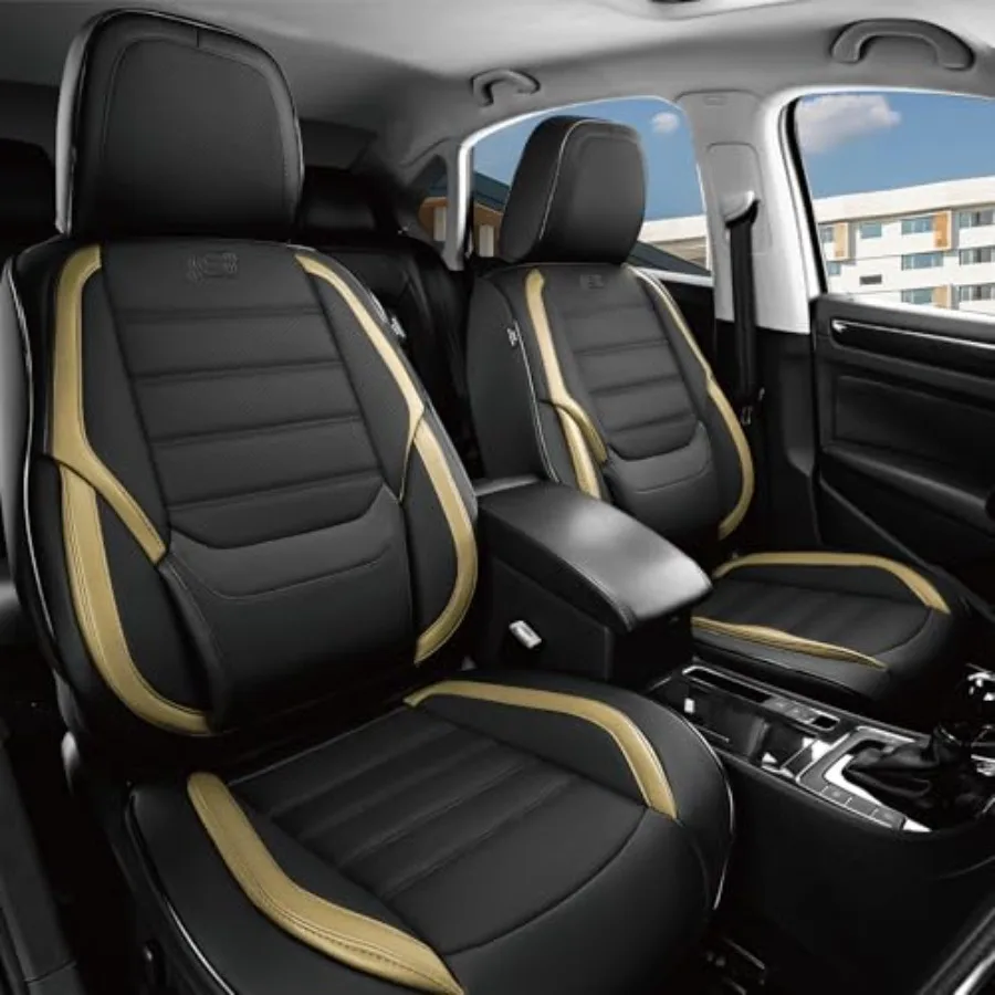 Чехлы для сидений MAX с эффектом памяти, из кожи, водонепроницаемые, универсальные, бежевые, для передних сидений, с защитой подушек безопасности, размер M
Чехлы для сидений MAX с эффектом памяти, из кожи, водонепроницаемые, универсальные, бежевые, для передних сидений, с защитой подушек безопасности, размер M