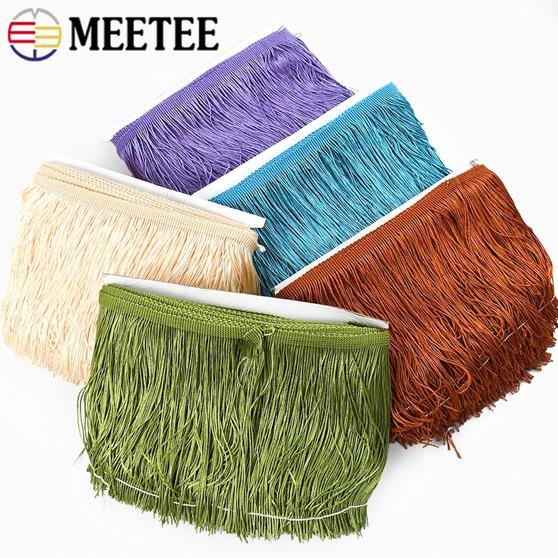 5/10Meters 15cm Polyester Fringe Tassels Lace Trim Tassel Decorative Trimmings Stitching Fringes for Dresses Sewing Accessories
5/10Meters 15cm Polyester Fringe Tassels Lace Trim Tassel Decorative Trimmings Stitching Fringes for Dresses Sewing Accessories