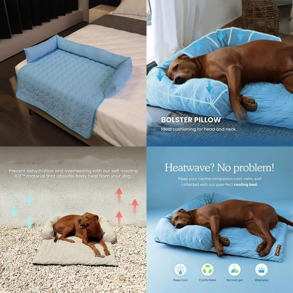 chill-relief dog cooling mattress: durable, washable pad for cooler, comfortable canine rest
chill-relief dog cooling mattress: durable, washable pad for cooler, comfortable canine rest