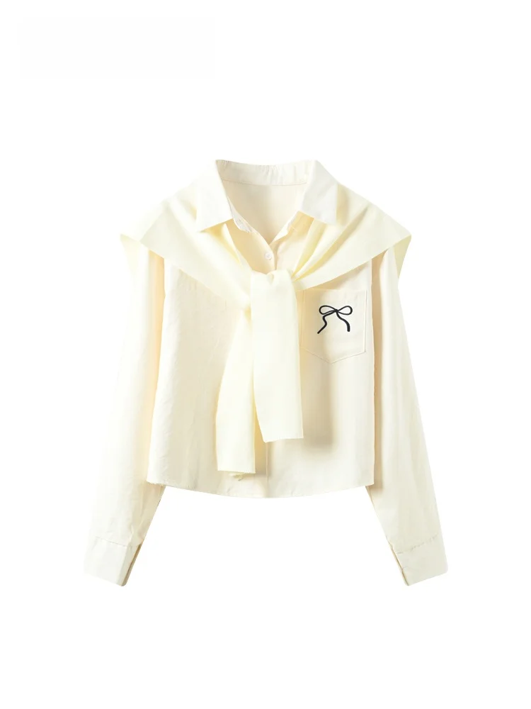 CaraCLUB Large Size Collar Long Sve irt Women's Spring Slimming Age-Defng College Sle Top Faionable plus Size
CaraCLUB Large Size Collar Long Sve irt Women's Spring Slimming Age-Defng College Sle Top Faionable plus Size