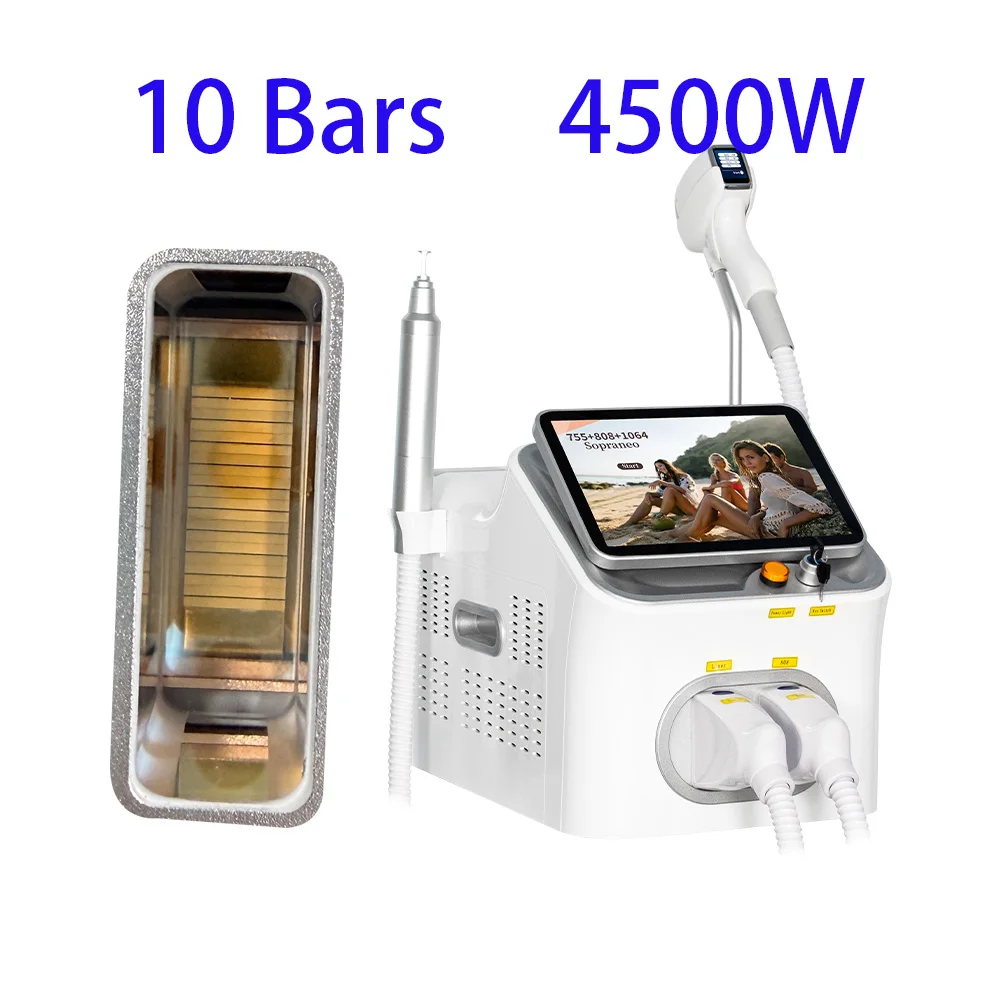 Diode Laser and Picosecond Laser 2 in 1 808 Diode Laser Hair Removal Tattoo Removal Machine with 4 Wavelength 755 808 940 1064nm
Diode Laser and Picosecond Laser 2 in 1 808 Diode Laser Hair Removal Tattoo Removal Machine with 4 Wavelength 755 808 940 1064nm