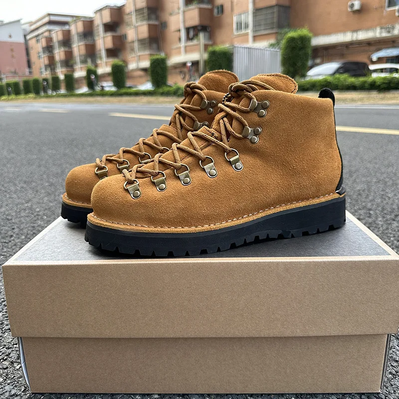 Handmade Genuine Leather Men Work Boots Outdoor Casual High-top Shoes Non-slip Wear-resistant Hiking Desert Boots
Handmade Genuine Leather Men Work Boots Outdoor Casual High-top Shoes Non-slip Wear-resistant Hiking Desert Boots