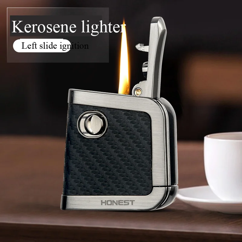 HONEST Leather Metal Retro Exquisite Lighter Creative Design Portable Outdoor Windproof High Beauty Mini Lighter
HONEST Leather Metal Retro Exquisite Lighter Creative Design Portable Outdoor Windproof High Beauty Mini Lighter
