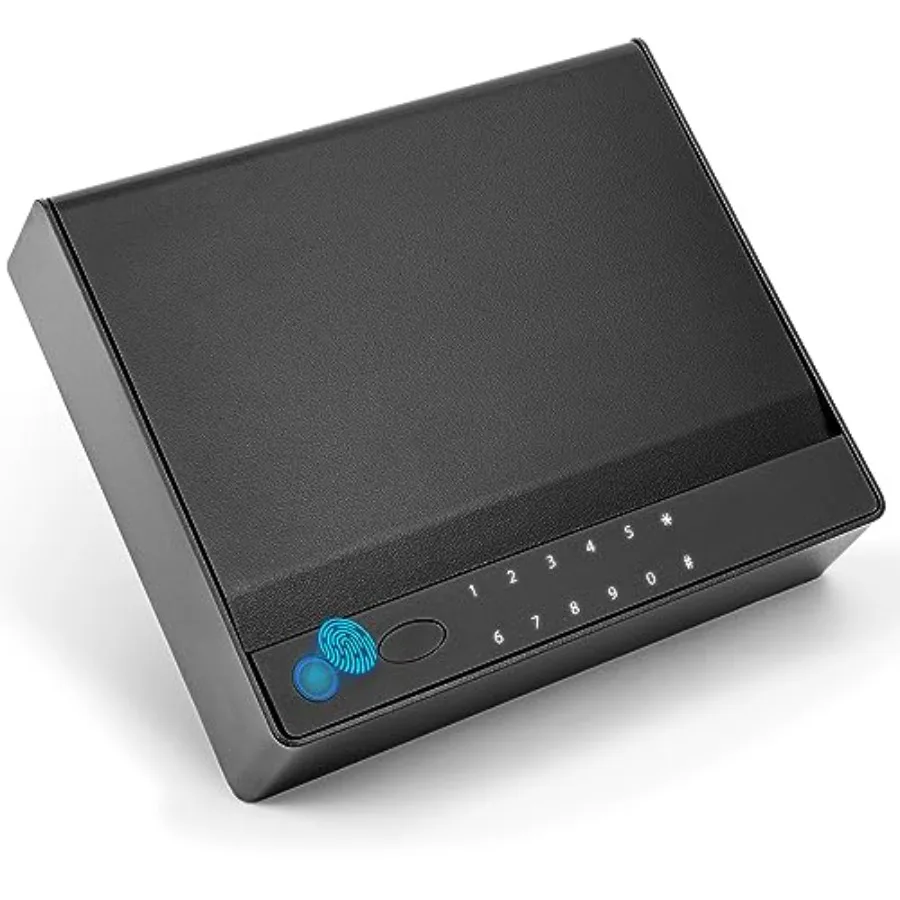 Gun Safe for Pistols Biometric Gun Safe 4 Ways Quick Unlock Access with Fingerprint App Keys and Key Pad Gun Lock Box for Livin
Gun Safe for Pistols Biometric Gun Safe 4 Ways Quick Unlock Access with Fingerprint App Keys and Key Pad Gun Lock Box for Livin