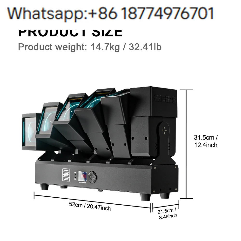 SHEHDS 12x60w RGBW 4in1 Matrix Bar Wash LED Swing Beam Moving Head with Ring for Stage Concert Disco Show
SHEHDS 12x60w RGBW 4in1 Matrix Bar Wash LED Swing Beam Moving Head with Ring for Stage Concert Disco Show