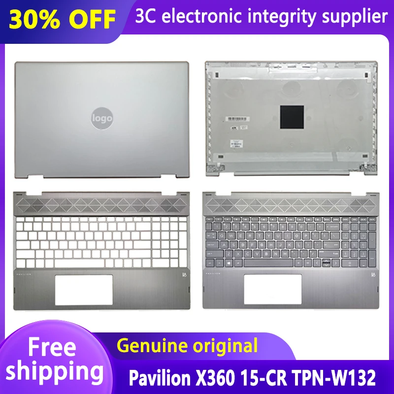 NEW Laptop Case for HP Pavilion X360 15-CR TPN-W132 LCD Back Top Cover Palmrest Upper Houisng Keyboard L20848-001 L22454-001
NEW Laptop Case for HP Pavilion X360 15-CR TPN-W132 LCD Back Top Cover Palmrest Upper Houisng Keyboard L20848-001 L22454-001