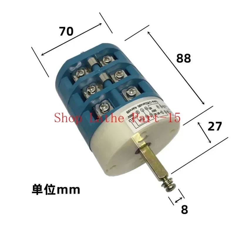 1PC 40A 220/380V Forward Reverse Switch For Car Tyre Changer Machine Tire Machine Power Transfer Switch For Tire
1PC 40A 220/380V Forward Reverse Switch For Car Tyre Changer Machine Tire Machine Power Transfer Switch For Tire