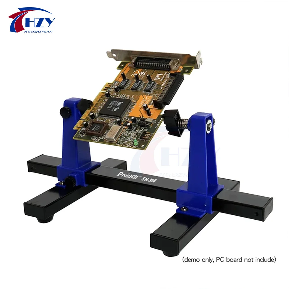 Pro'skit 0-200mm Adjustable PCB Holder 360 ° Rotation Printed Circuit Board Jig Soldering Assembly Stand Clamp Repair Tools
Pro'skit 0-200mm Adjustable PCB Holder 360 ° Rotation Printed Circuit Board Jig Soldering Assembly Stand Clamp Repair Tools
