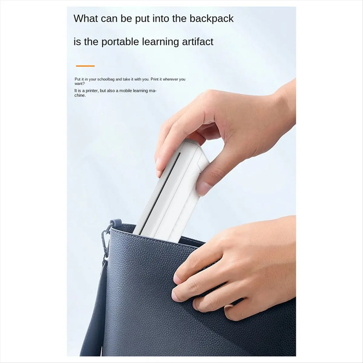 AS62 Printer Inkless Portable A4 Thermal Printer Portable Home Office Bluetooth Wireless Handheld Printer
