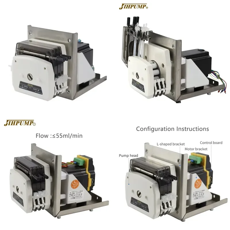 JIHPUMP OEM Acid Dosing Multichannel 24V Peristaltic Pump New Industrial 24V Stepper Motor Liquid Filling Machine for Medical
JIHPUMP OEM Acid Dosing Multichannel 24V Peristaltic Pump New Industrial 24V Stepper Motor Liquid Filling Machine for Medical