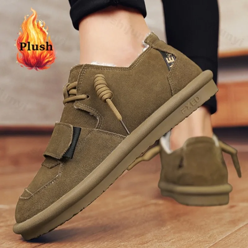 2025 зимние теплые волосатые низкие зимние ботинки на толстой подошве для мужчин, винтажные универсальные мягкие удобные нескользящие плюшевые хлопковые кроссовки
2025 зимние теплые волосатые низкие зимние ботинки на толстой подошве для мужчин, винтажные универсальные мягкие удобные нескользящие плюшевые хлопковые кроссовки
