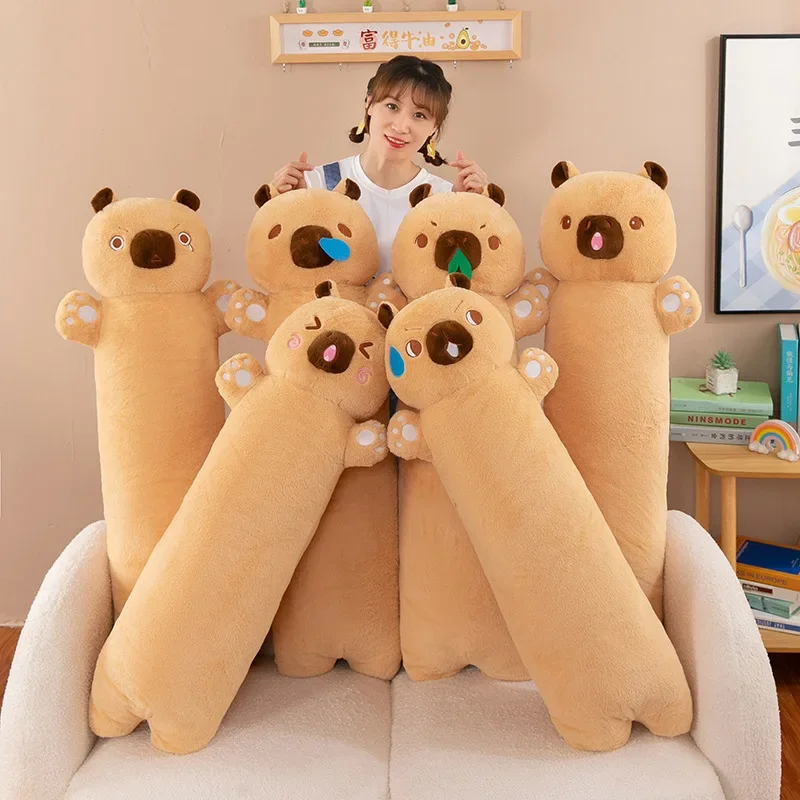 60-100cm Kawaii New Capybara Long Strip Kapibara Plush Toy Children's Pillow Cute Doll Plush Gift Children Gifts
60-100cm Kawaii New Capybara Long Strip Kapibara Plush Toy Children's Pillow Cute Doll Plush Gift Children Gifts