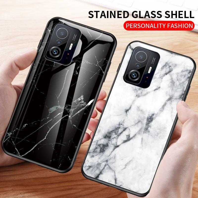For Xiaomi 11T Pro 5G Case Shockproof Marble Tempered Glass Hard Back Cover Phone Case Soft Bumper for Xiaomi Mi 11T Mi11T Pro
For Xiaomi 11T Pro 5G Case Shockproof Marble Tempered Glass Hard Back Cover Phone Case Soft Bumper for Xiaomi Mi 11T Mi11T Pro
