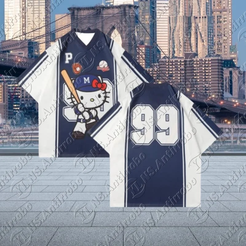 Лидер продаж, женская и детская легкая дышащая футболка с короткими рукавами и принтом «Hello Kitty», специальная футболка с героями мультфильмов, Джерси
Лидер продаж, женская и детская легкая дышащая футболка с короткими рукавами и принтом «Hello Kitty», специальная футболка с героями мультфильмов, Джерси