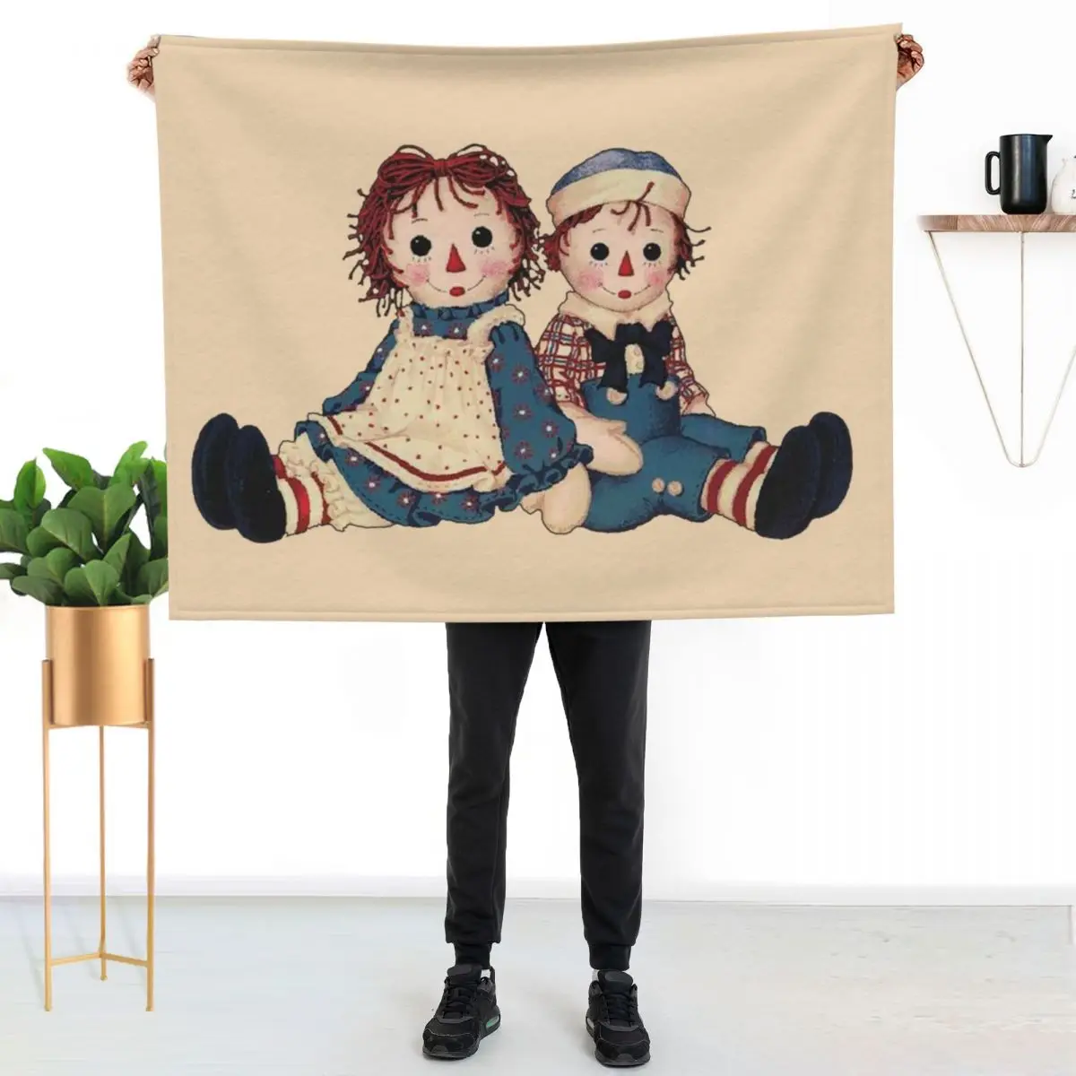 Raggedy ann and raggedy andy Throw Blanket No Pilling Soft Warm Blanket for Bed
Raggedy ann and raggedy andy Throw Blanket No Pilling Soft Warm Blanket for Bed
