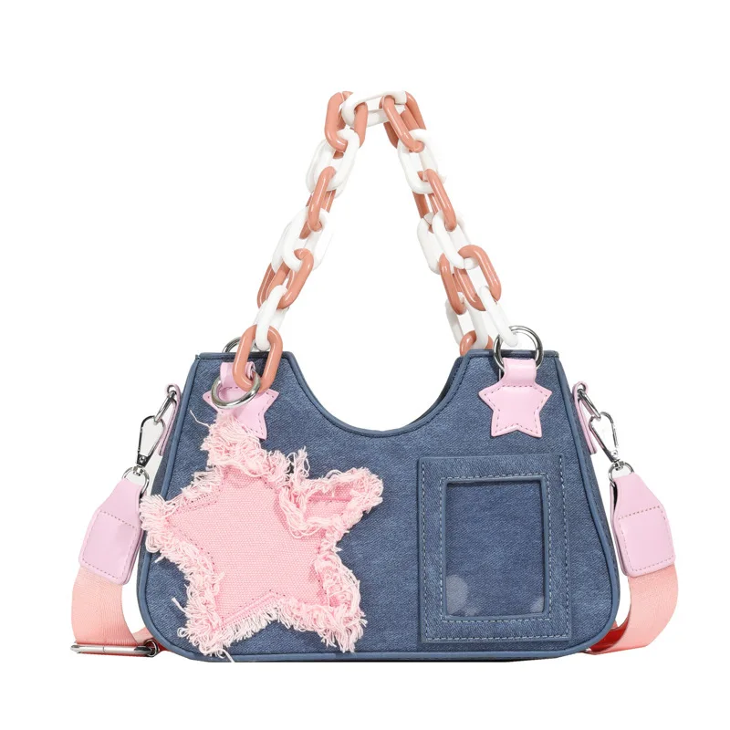 Women's Bag Sweet Cowboy Spicy Girl Shoulder Crossbody Handbag Party Handbags For Women Large Capacity Commuting Y2k Retro
Women's Bag Sweet Cowboy Spicy Girl Shoulder Crossbody Handbag Party Handbags For Women Large Capacity Commuting Y2k Retro